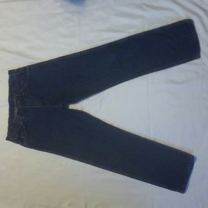 Dickies Cotton Denim Blue Jeans Straight Leg Dark Wash 33X32
